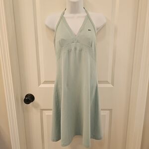 Lacoste Women's Light Green Halter Dress | Size 42 / Large